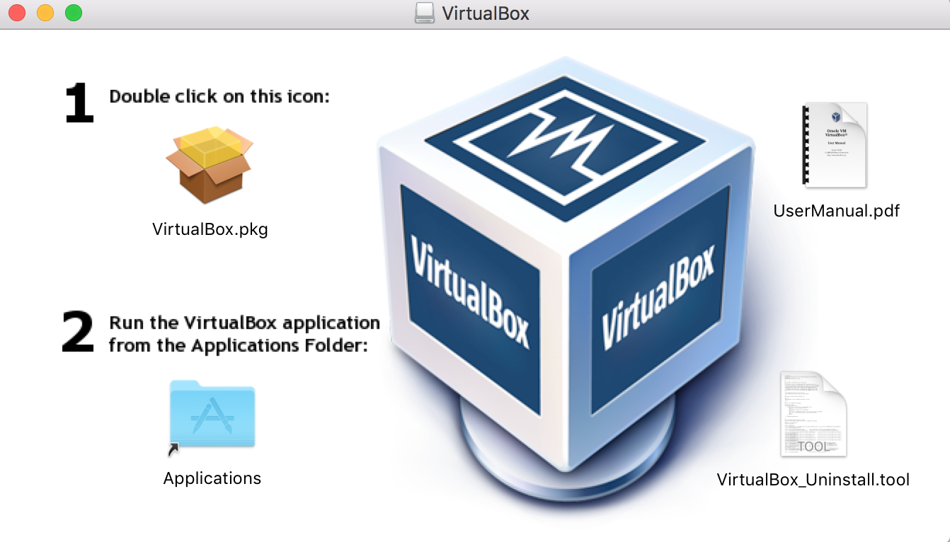 Step 1: Installing VirtualBox in Mac Step 1: Installing VirtualBox in Mac